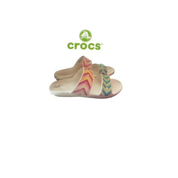 Crocs Festival Vibes Slip On Sandal Men’s Sz. 11. W12.5 - Picture 2 of 8